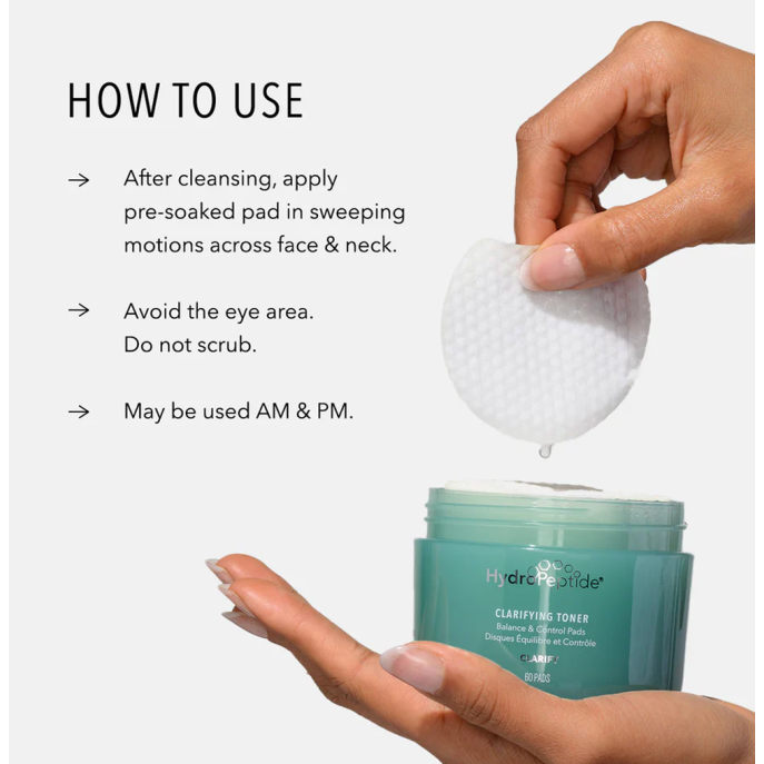 HydroPeptide Clarifying Pads 60pads