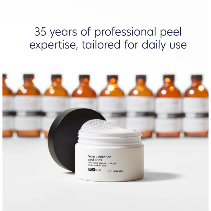 PCA Skin Triple Exfoliation Peel Pads 30pads