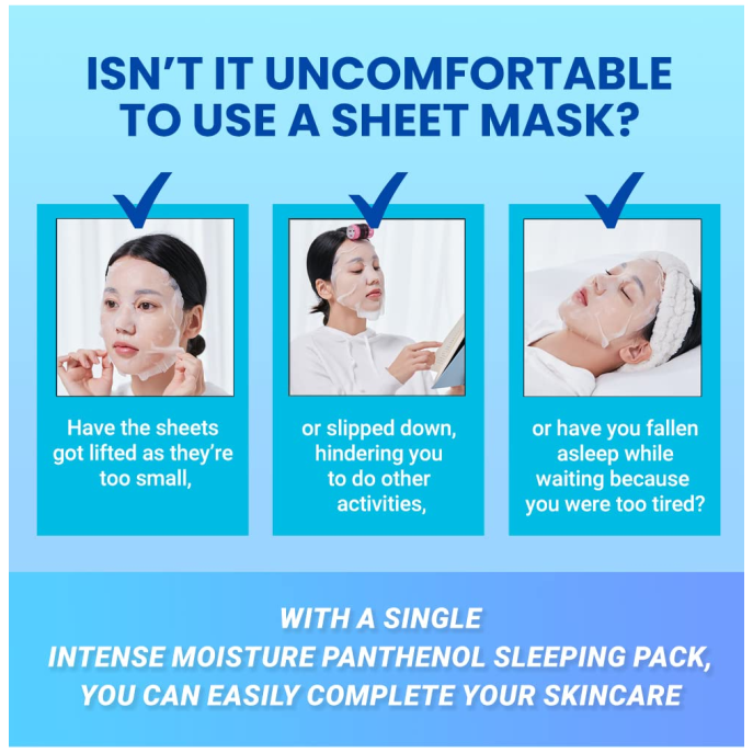 Real Barrier Intense Moisture Panthenol Sleeping Pack 70ml