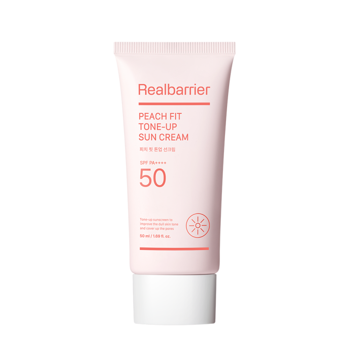 Real Barrier Peach Fit Tone-Up Sun Cream SPF 50+ 50ml