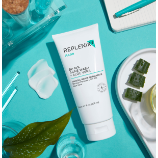 Replenix BP 10% Acne Wash + Aloe Vera 200ml