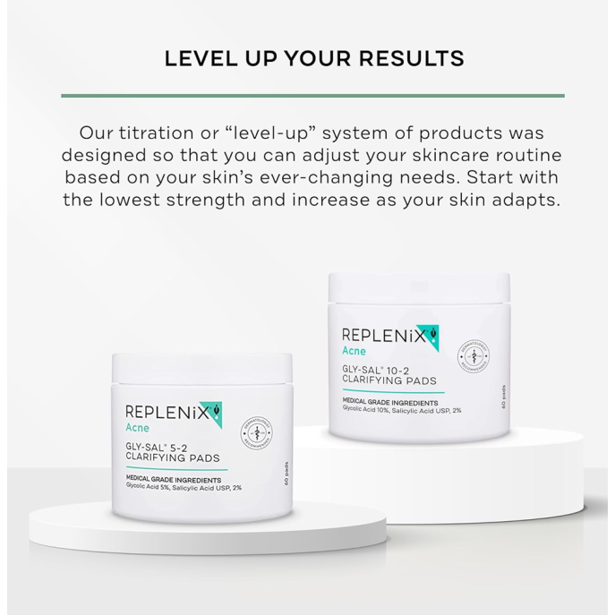 Replenix Gly-Sal 10-2 Clarifying Pads 60 pads
