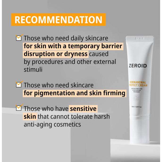 Zeroid Dermanewal Protect Cream 50ml