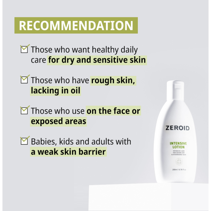 Zeroid Intensive Lotion 200ml