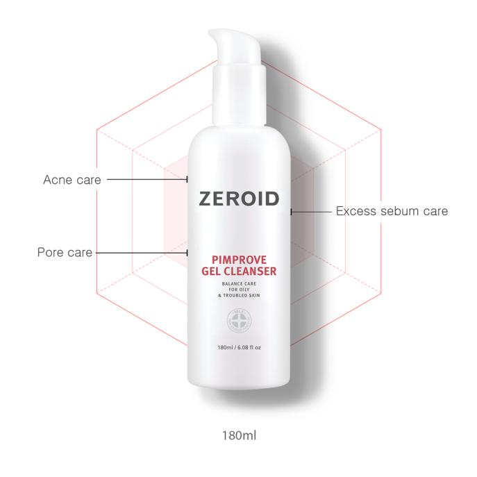 Zeroid Pimprove Gel Cleanser 180ml (2шт)