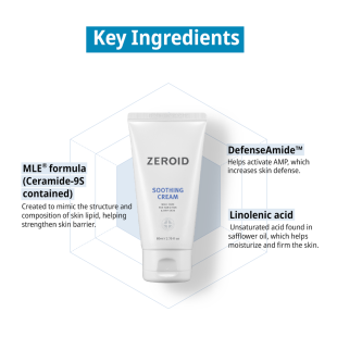 Zeroid Soothing Cream 80ml